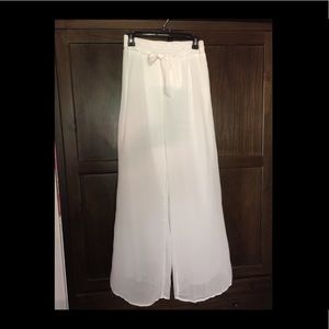 White flowy Pants